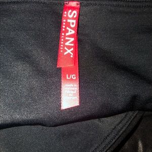 Spanx size large faux leather leggings